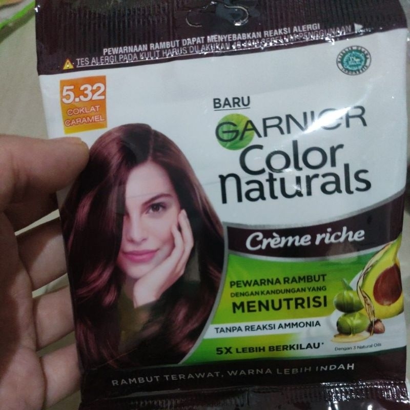 Jual Garnier Color Naturals Sachet Coklat Caramel Shopee Indonesia