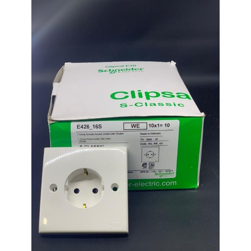 Jual Stop Kontak Clipsal Classic Schneider Colokan Shopee Indonesia