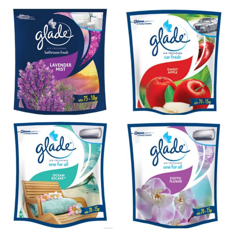 Jual Glade Air Freshener One For All Ocean Escape Exotic Flowers