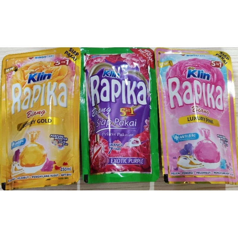 Jual Rapika Biang 5 In 1 Kemasan Isi Ulang Pouch 250 Ml Gold Purple