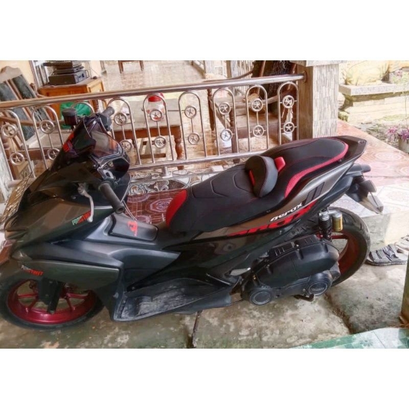 Jual Sarung Kulit Jok Variasi Yamaha Aerox 155 160 Model Eropa Shopee