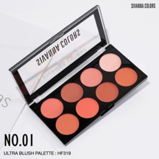 Jual SIVANNA COLOUR BLUSH ON PALLETE Hf319 WARNA TERUPDATE ORIGINAL