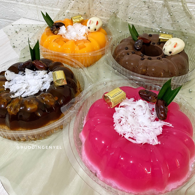 Jual PUDDING KURMA GULA AREN PUDDING COCO PANDAN HAMPERS LEBARAN