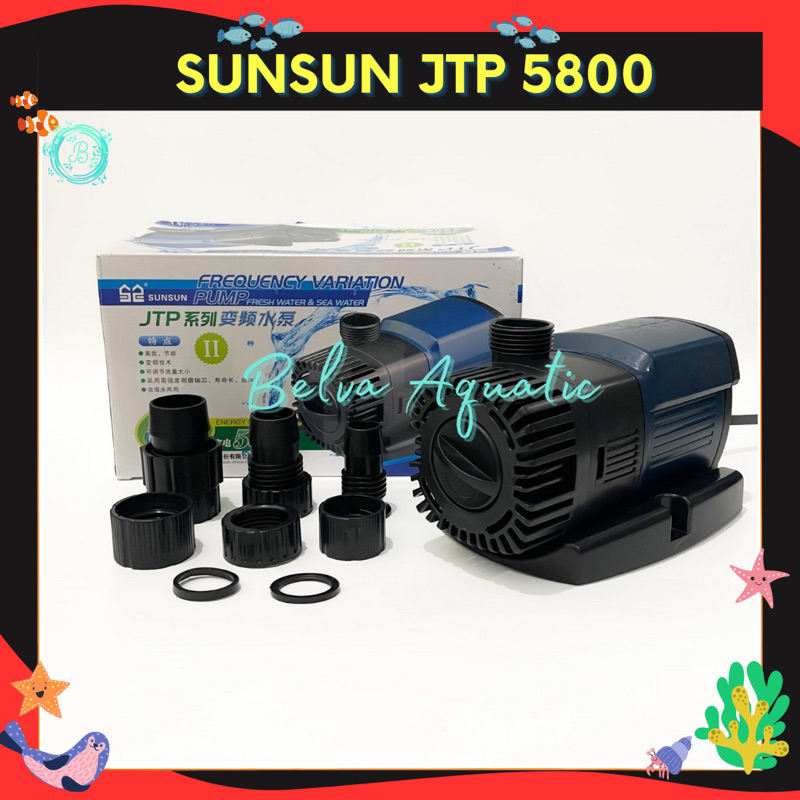 Jual Sunsun JTP 5800 Low Watt Hemat Listrik Pompa Air Celup Kolam Ikan