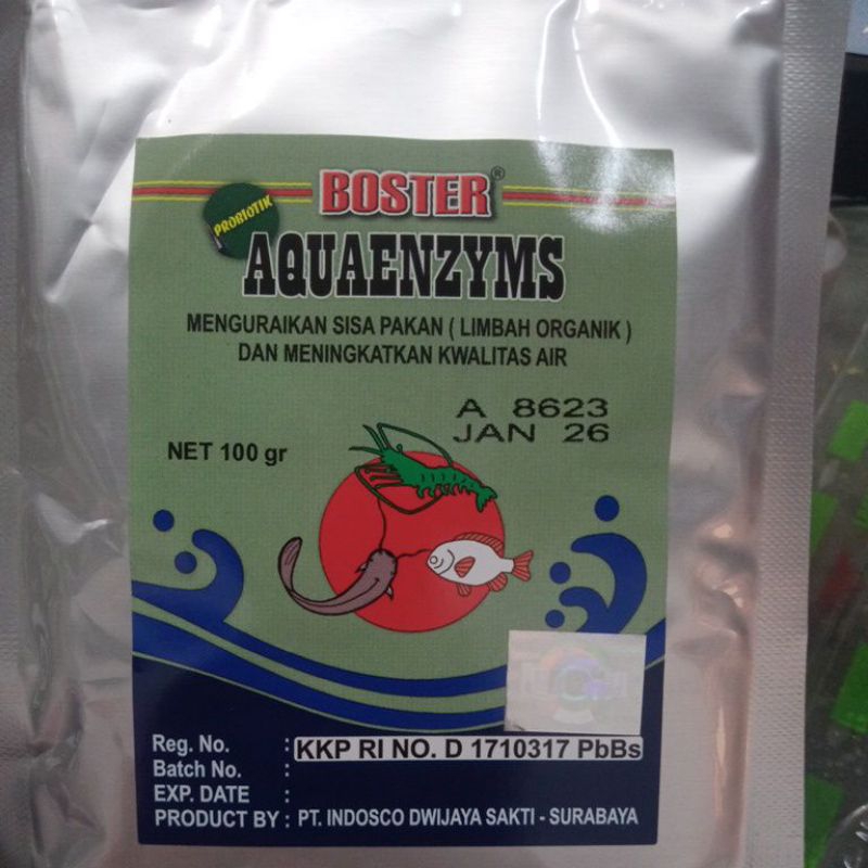 Jual Probiotik Boster Aqua Enzym Probiotik Aquaenzym 100gr Shopee