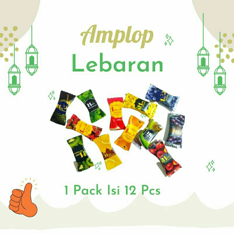 Jual Amplop Lebaran Idul Fitri Model Permen Buah Isi Pcs Shopee