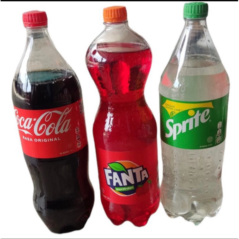 Jual Fanta Sprit Coca Cola 1 Liter Shopee Indonesia