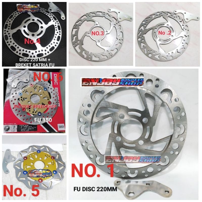 Jual Dics Piringan Cakram Depan Variasi Mm Plus Breket Satria Fu