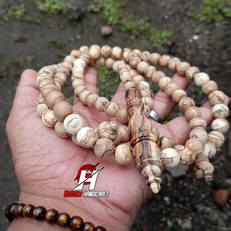 Jual Tasbih Kayu Kaboa Sancang Size Mm Shopee Indonesia