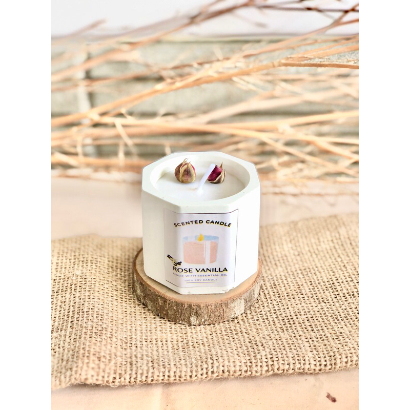 Jual TERMURAH SCENTED CANDLE PREMIUM CONCRETE POT Shopee Indonesia