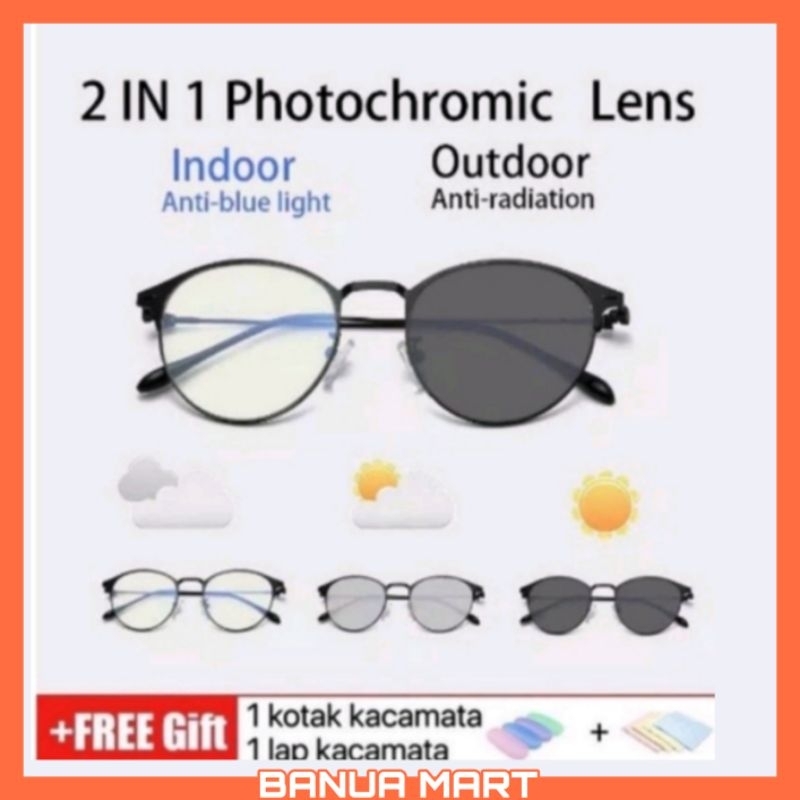 Jual Kacamata Photocromic Kacamata Photocromic Style Korea Anti