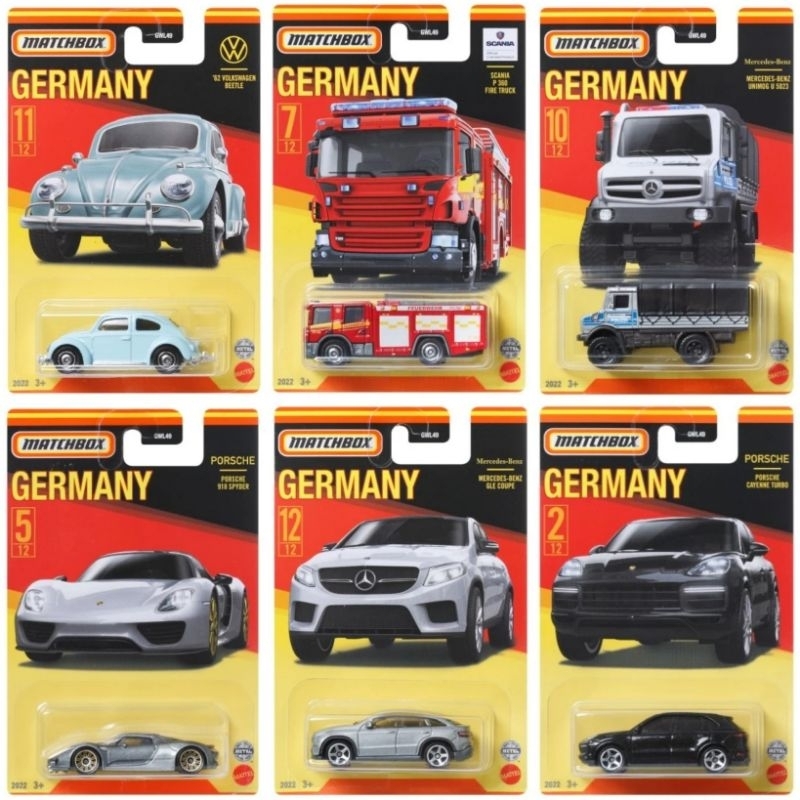 Jual Matchbox Germany Series Set 6 Volkswagen Beetle Mercedes Benz