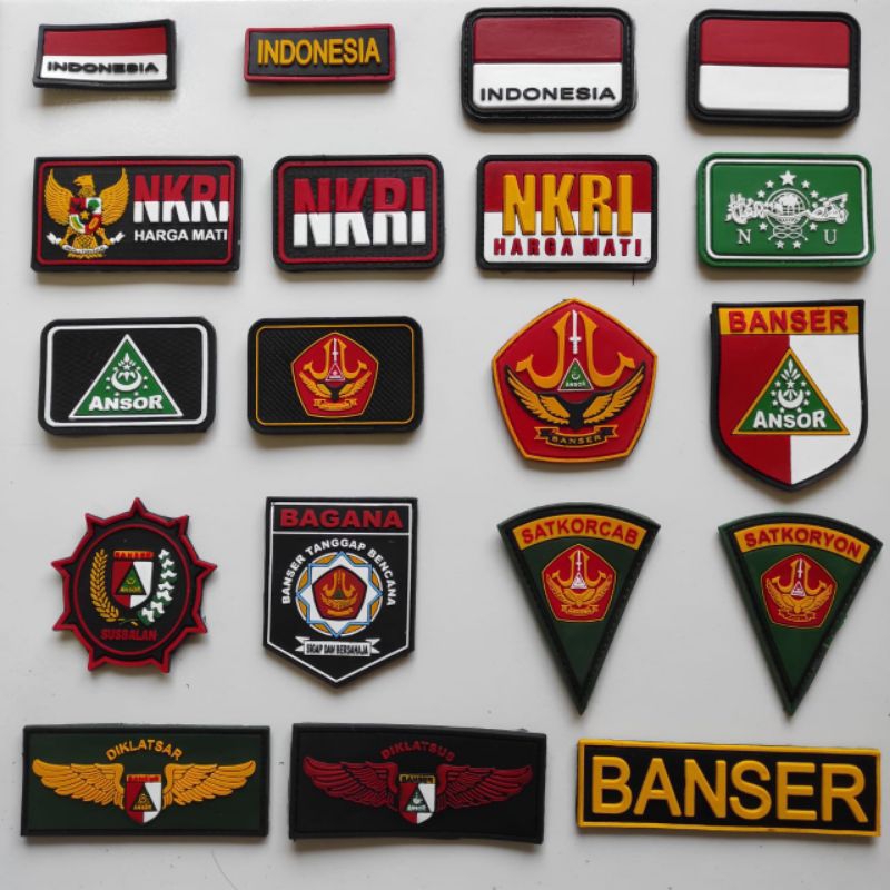 Jual Rubber Patch Logo Banser Untuk Emblem Topi Anda Tambahkan Sentuhan