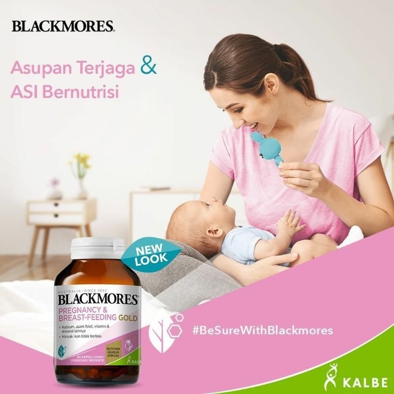 Jual Blackmores Pregnancy Breastfeeding Gold Isi 60 Tablet ORIGINAL