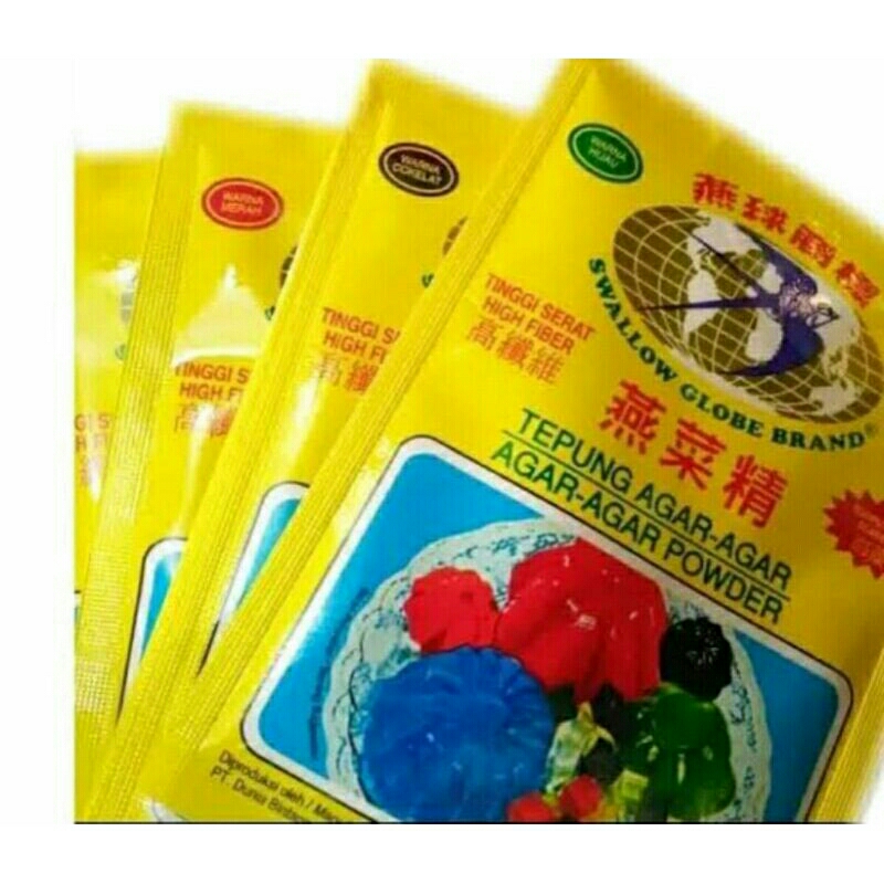 Jual Agar Agar Bola Dunia Agar Swallow Globe Gr Sachet Shopee