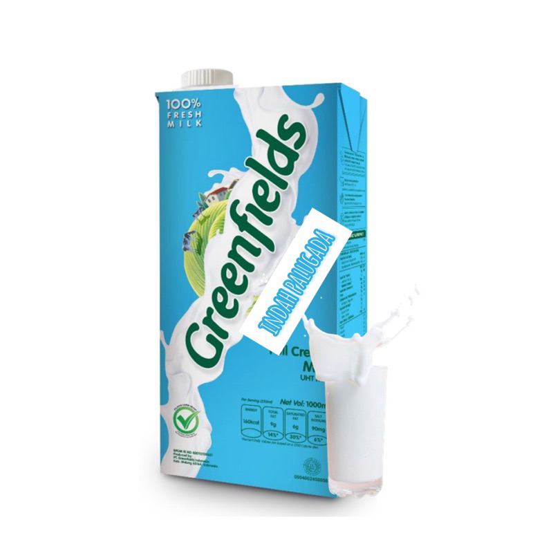 Jual Greenfields Susu Uht Full Cream Ml Shopee Indonesia