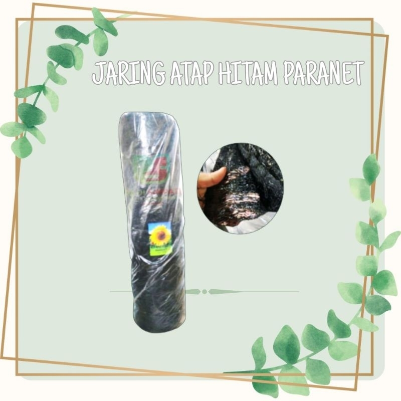 Jual PARANET SHADING NET JARING ATAP HITAM Lebar 3 Meter Harga