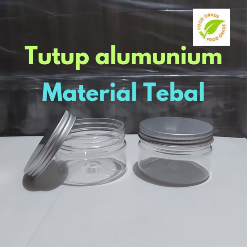 Jual Toples Lebaran Ml Tebal Tabung Silinder Jar Kacang Coklat