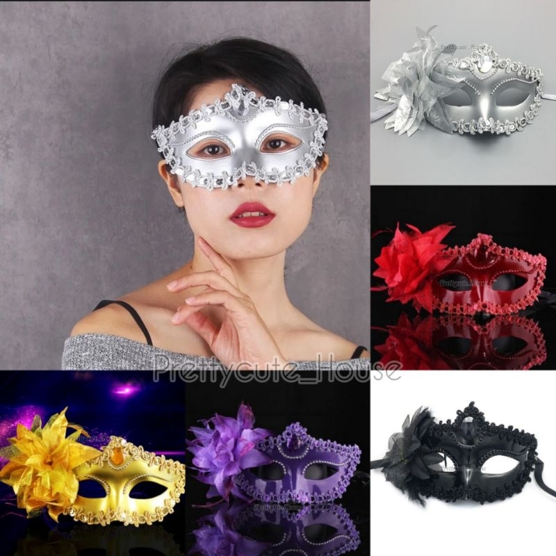 Jual Topeng Pesta Masquerade Anonymous Halloween Party Mask Shopee