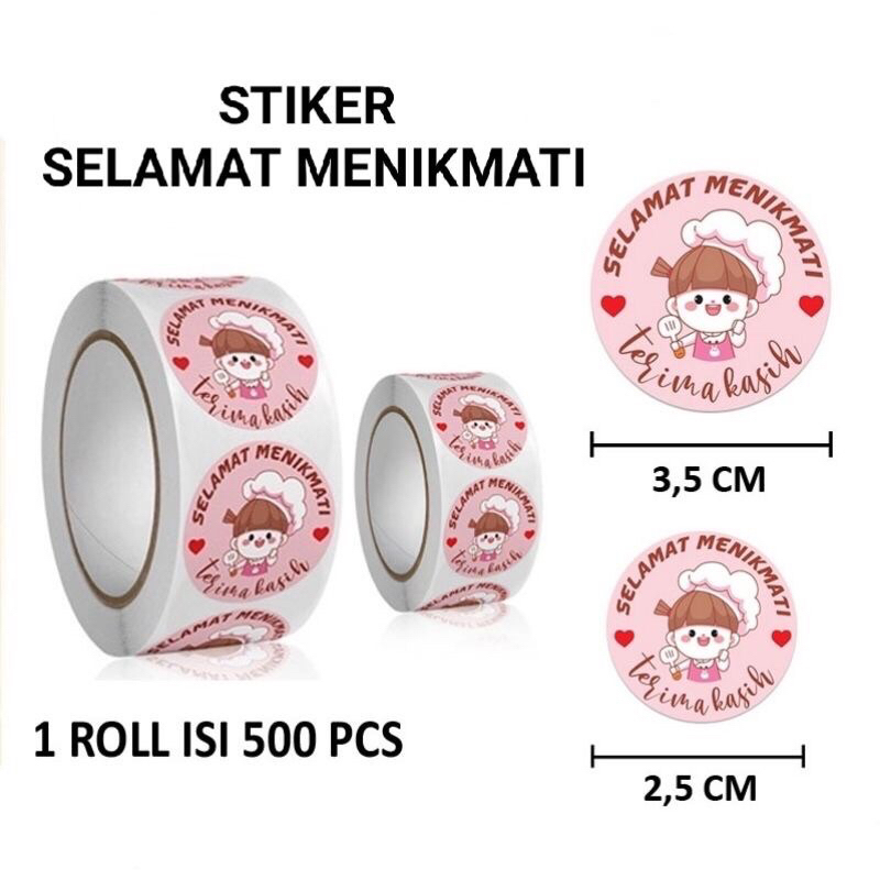 Jual Pcs Thank You Sticker Label Kecil Stiker Bulat Thankyou