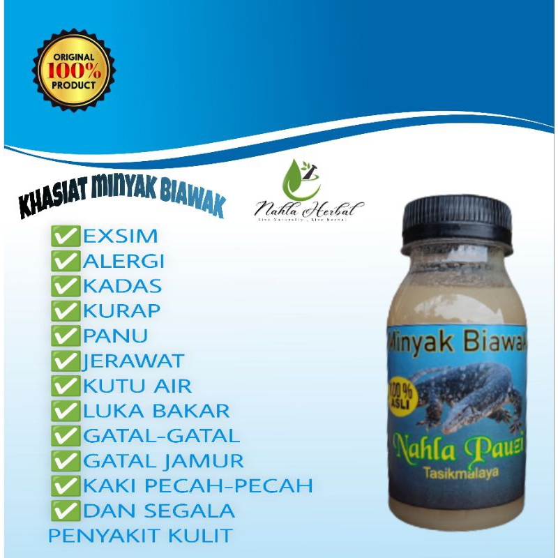 Jual New Product Minyak Biyawak Murni Obat Gatal Gatal Kadas Kurap