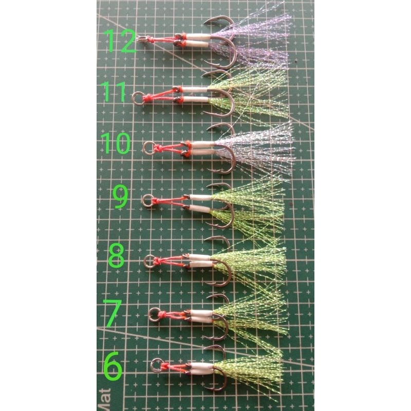 Jual Assist Hook Carbon Black Nikel Untuk Jig G Sampai Shopee