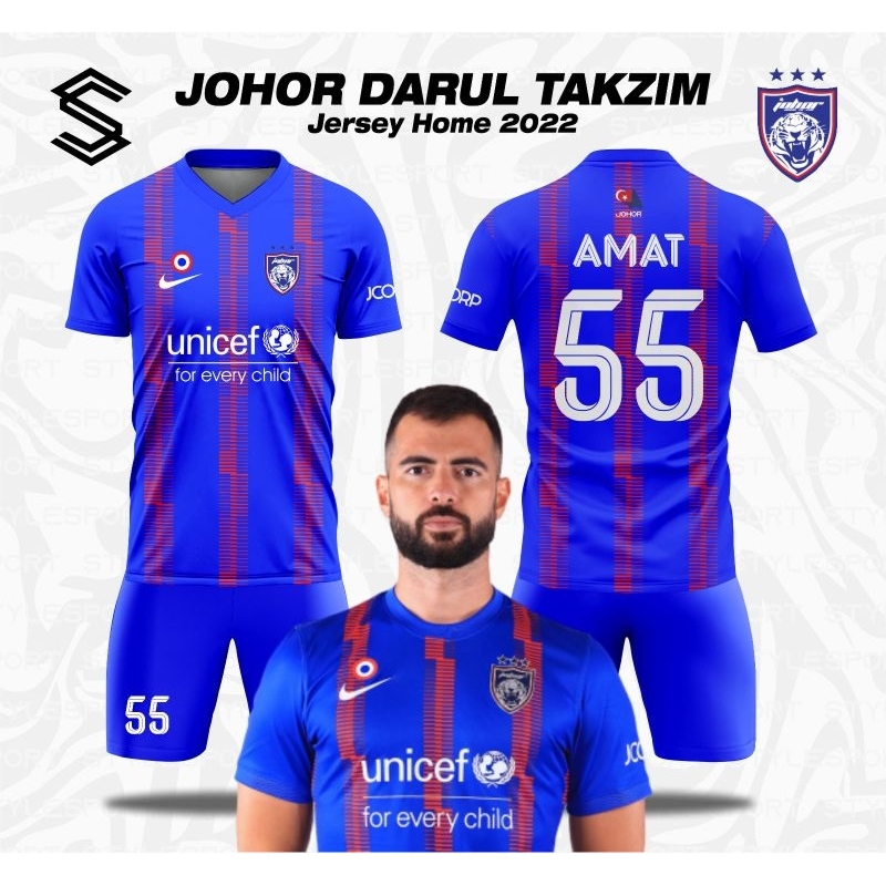 Jual JERSEY BOLA JOHOR DARUL TAKZIM TERBARU 2023 Shopee Indonesia