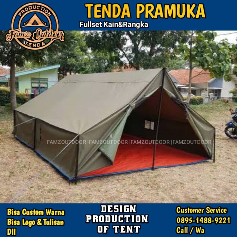 Jual Tenda Pramuka Regu Komando Ukuran 3M X 4M Kapasitas 6 8 Orang