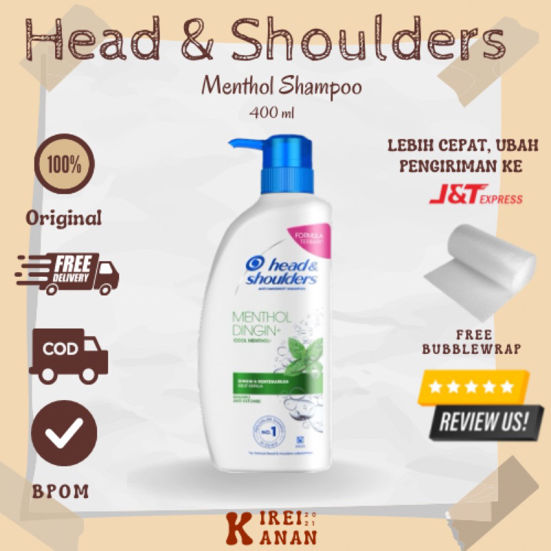 Jual Head Shoulders Shampoo Cool Menthol Ml Shopee Indonesia