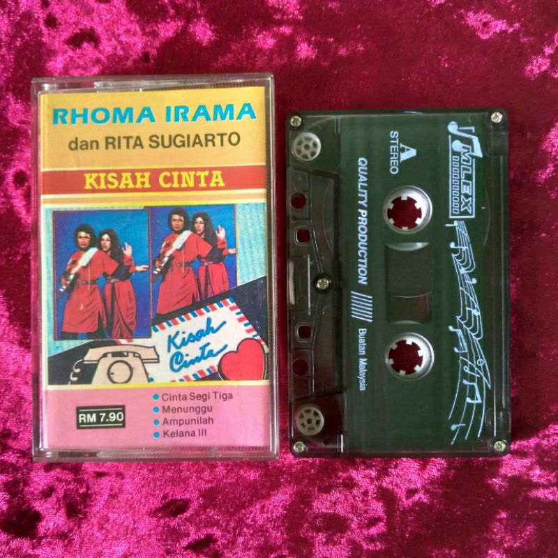 Jual Kaset Pita Rhoma Irama Gita Sugiarto Kisah Cinta Vol