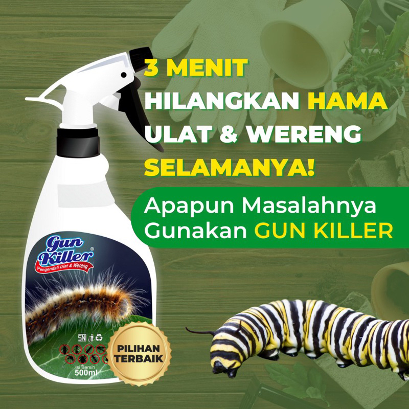 Jual Gun Killer Insektisida Obat Hama Pembasmi Ulat Wareng Super