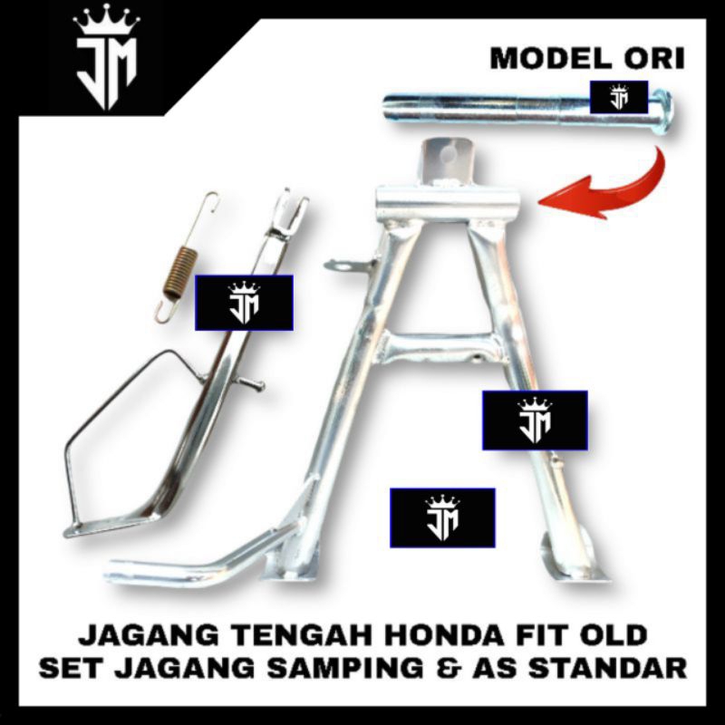 Jual STANDAR TENGAH JAGANG TENGAH HONDA SUPRA FIT OLD LAMA 100CC SET AS