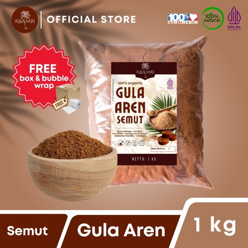 Jual Gula Aren Semut Nira Aren Bubuk Organik Alka Sari Kg Shopee