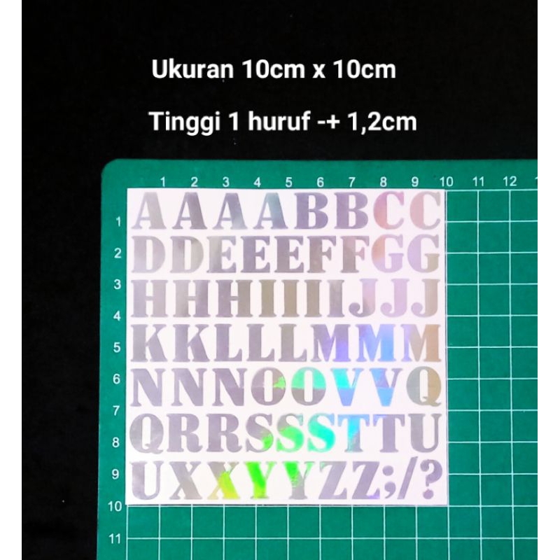 Jual Sticker Huruf Sticker Abjad Cutting Shopee Indonesia