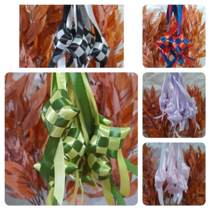 Jual Ketupat Pita Hiasan Hampers Lebaran Ketupat Hiasan Parcel Ketupat