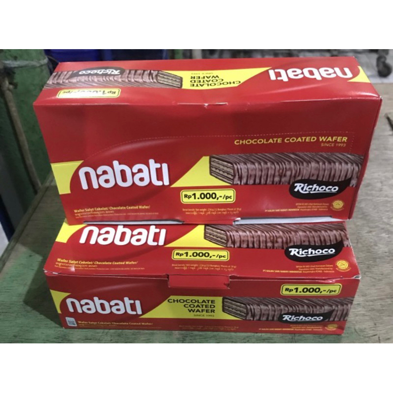 Jual Nabati Chocolate Coated Wafer Box Shopee Indonesia