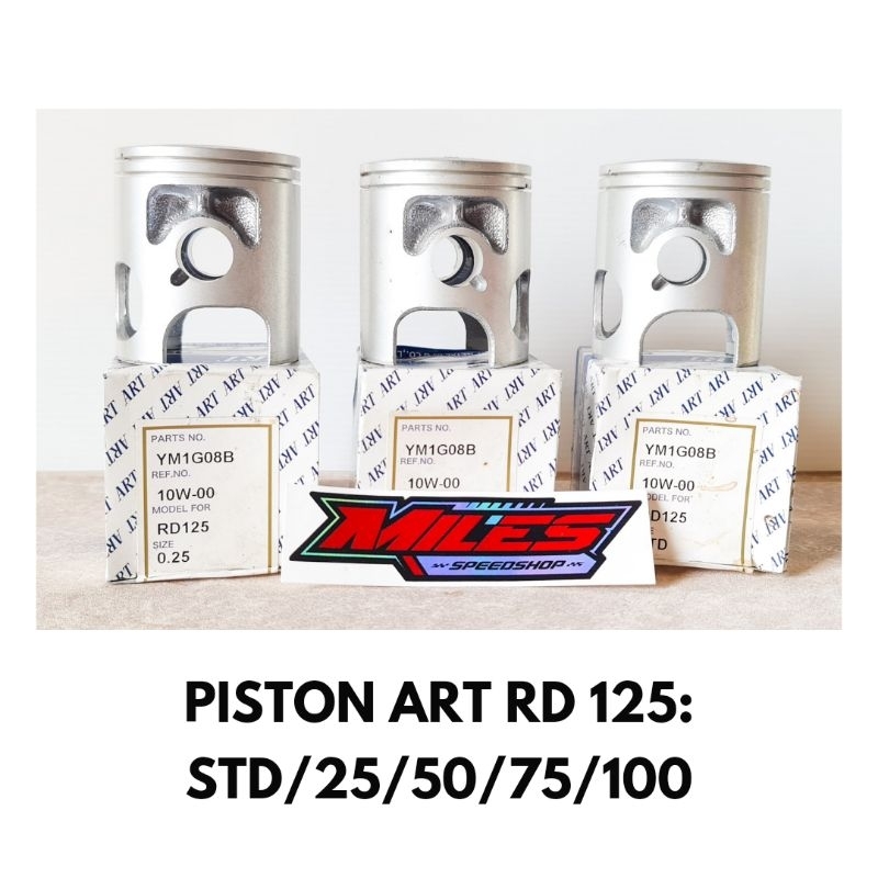 Jual Piston ART DT RD LC 125 Pin 16 10W STD 25 50 75 100 Shopee