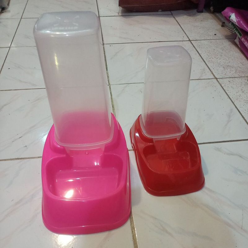 Jual Dispenser Tempat Makan Minum Kucing Anjing Kelinci 650ml