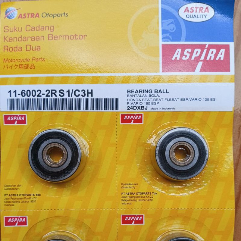 Jual Bearing Laher Bak CVT Beat Karbu Fi Vario Karbu FI Scoopy 11