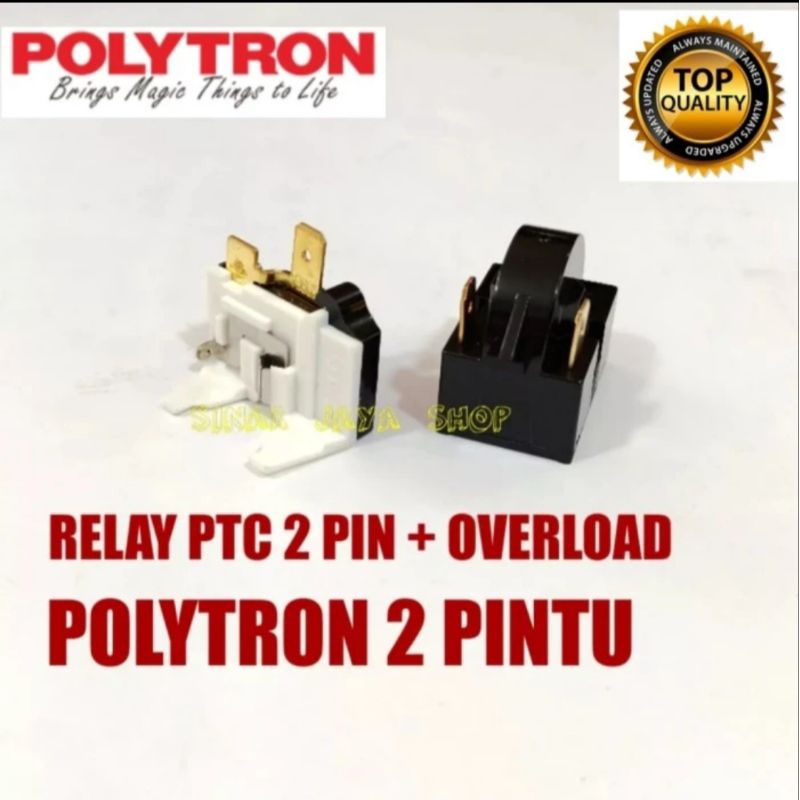 Jual RELAY PTC OVERLOAD KULKAS POLYTRON 2 PINTU Shopee Indonesia