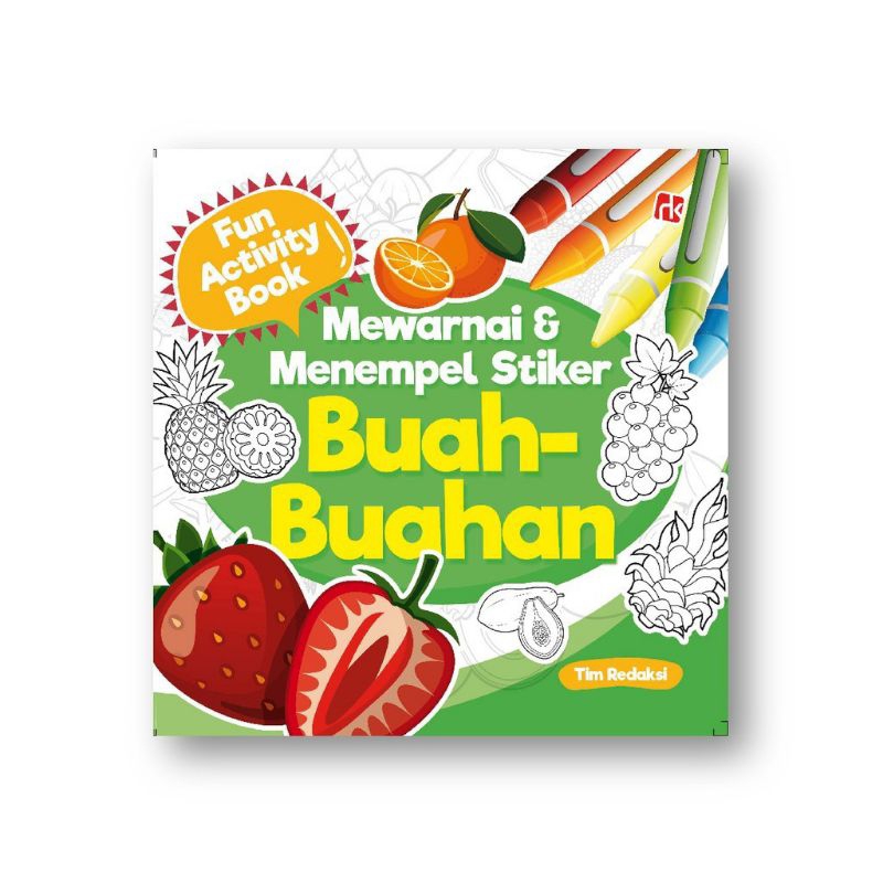 Jual Fun Activity Mewarnai Menempel Stiker Buah Buahan Shopee Indonesia