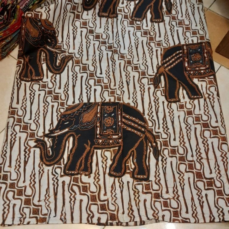 Jual Kain Batik Full Tulis Primisima No Parang Motif Gajah Potongan