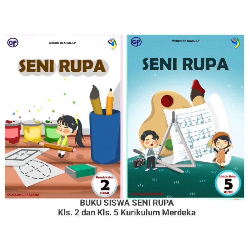 Jual Buku Seni Rupa Sd Mi Kelas Dan Kelas Kurikulum Merdeka Gilang