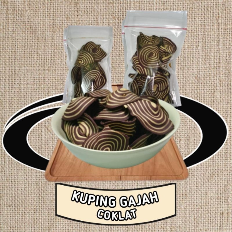 Jual KUPING GAJAH COKELAT 125 GRAM 250 GRAM Shopee Indonesia