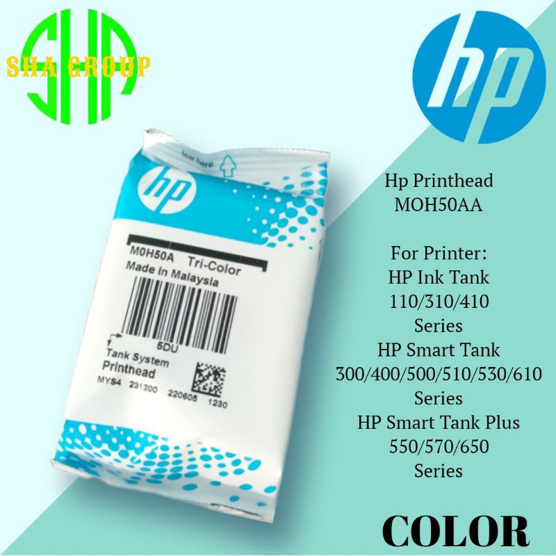 Jual Tinta Printhead Hp MOH50AA Tri Color Original Losepack