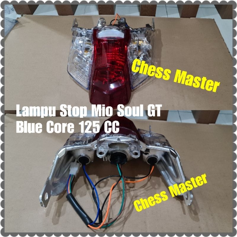 Jual Lampu Stop Yamaha Mio Soul GT Blue Core 125 CC F1 LED Shopee