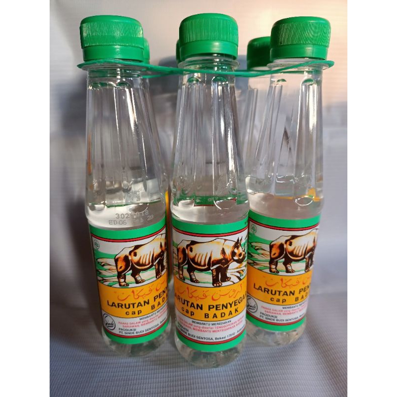 Jual Larutan Penyegar Cap Badak Minuman Botol Plastik Isi 200ml