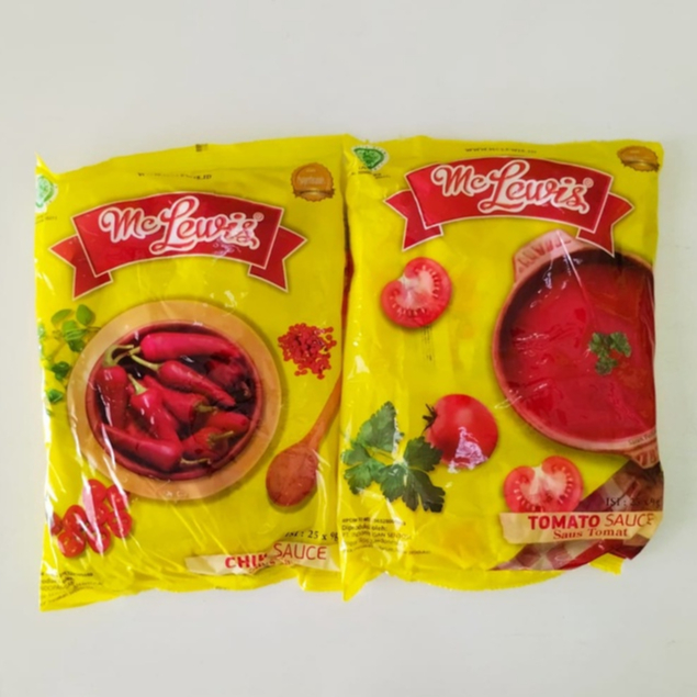 Jual Saus Tomat Dan Sambal Mc Lewis Sachet X Gr Tomato And Chili