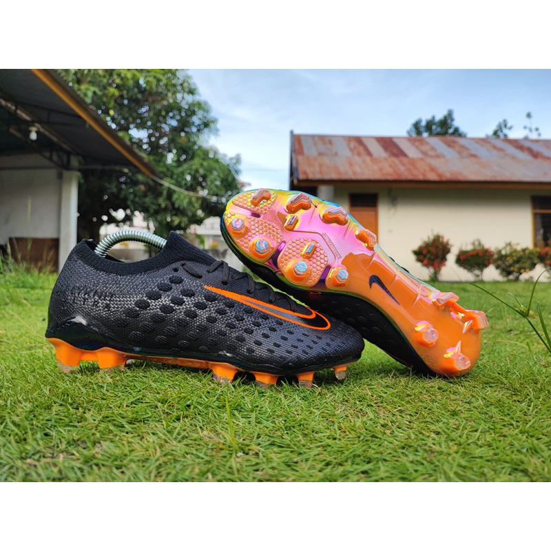 Jual Sepatu Bola Nike Phantom Ultra Venom Fg Black Black Bright Citrus