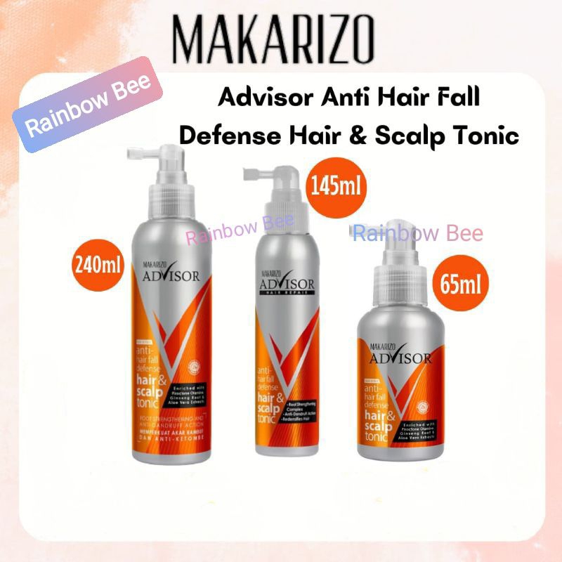 Jual Makarizo Advisor Hair Scalp Tonic 240ml 145ml 65ml Shopee